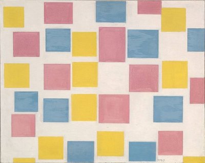 Composizione con campi di colore da Piet Mondrian